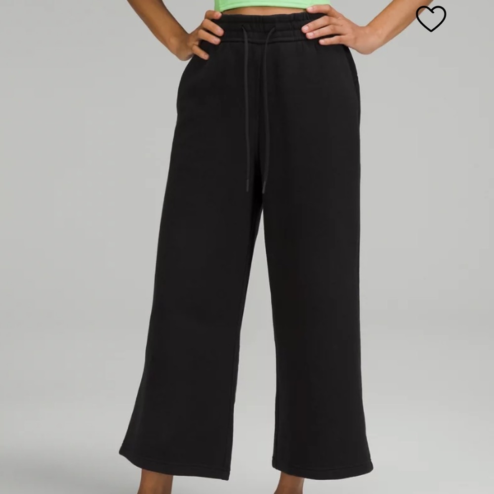 lululemon athletica Black Wide Leg Pants
